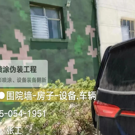 新疆数码迷彩漆施工